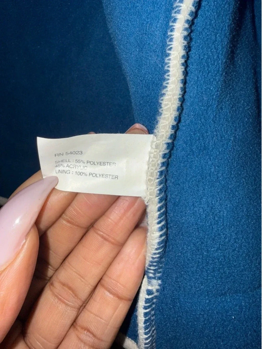 Gap Kids Outdoor Sherpa Fleece Jacket Small Cream Blue Full Zip